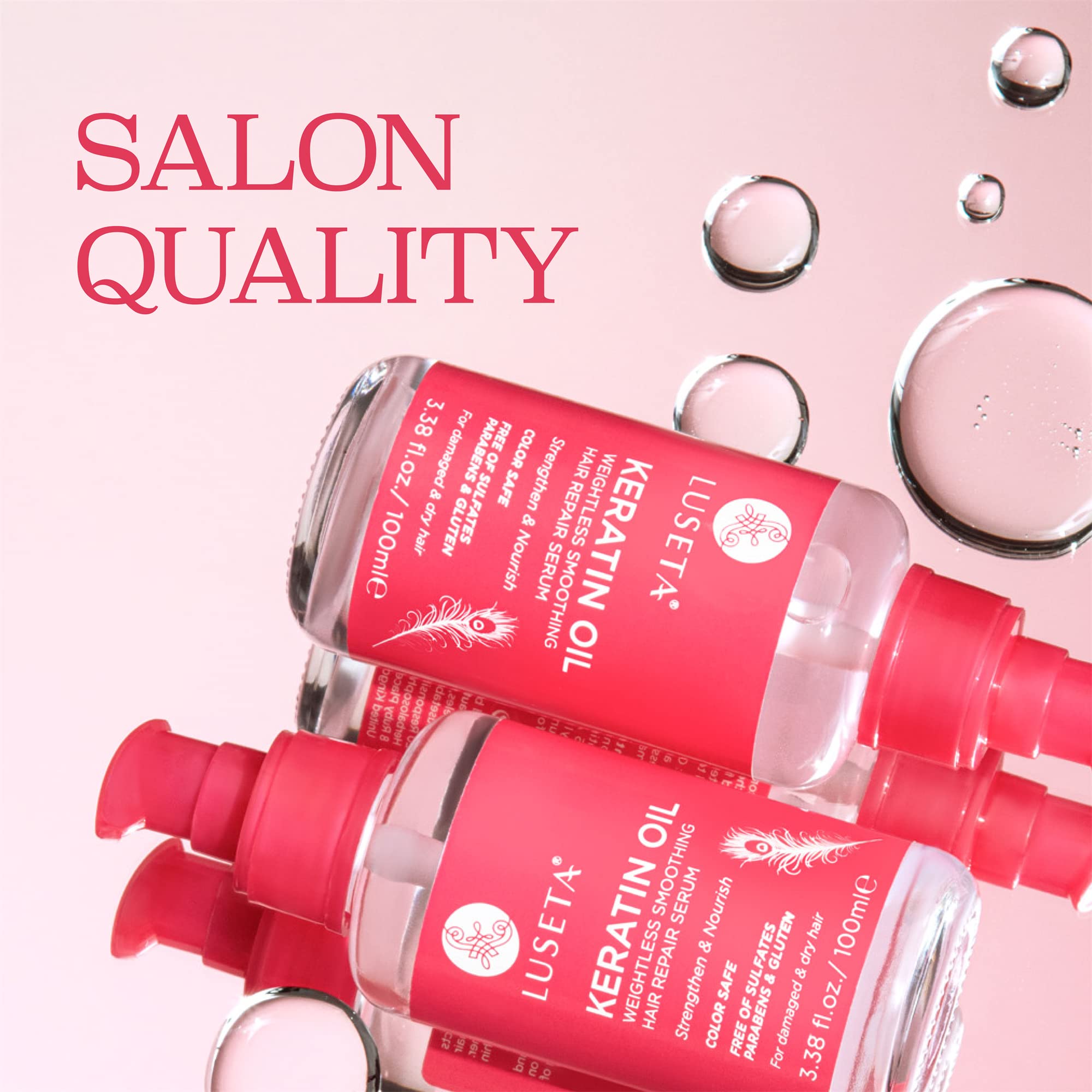 Foto 3 pulgar | Sérum De Aceite Capilar Luseta Keratin Para Cabello Dañado Teñido - Venta Internacional.