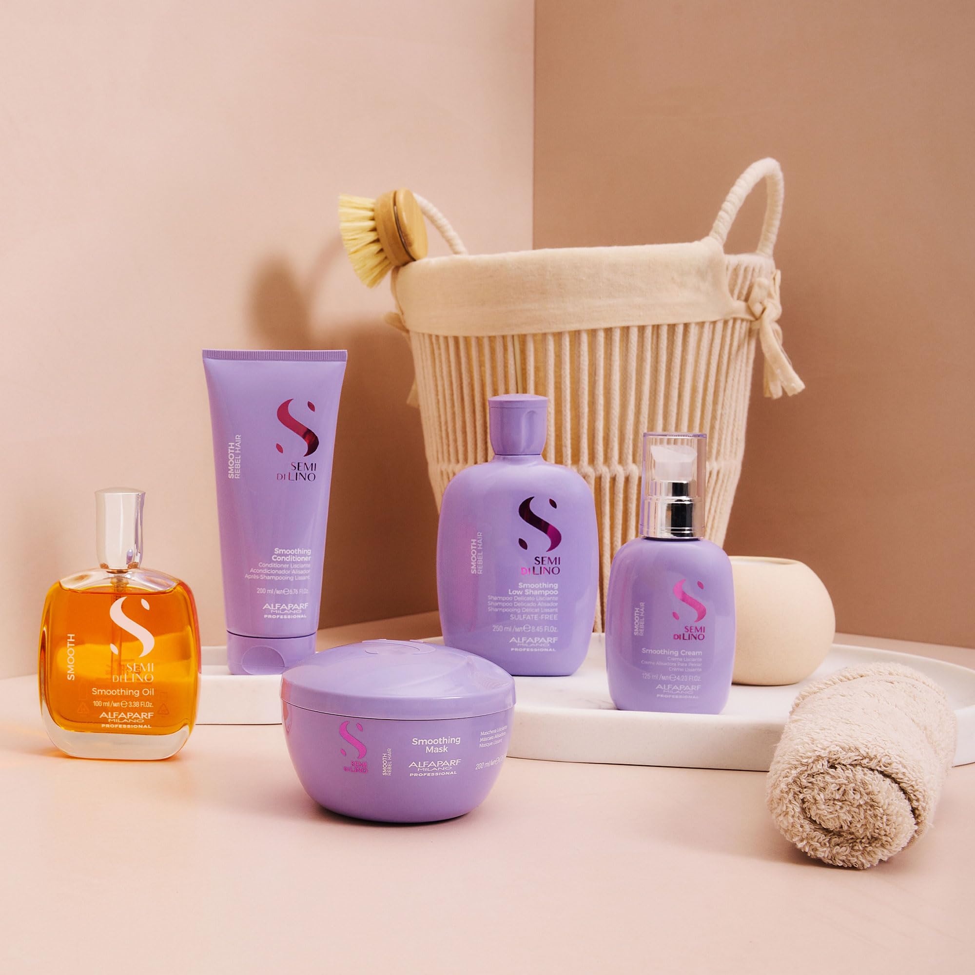 Foto 6 | Mascarilla De Tratamiento Capilar Alfaparf Milano Semi Di Lino Smooth - Venta Internacional.