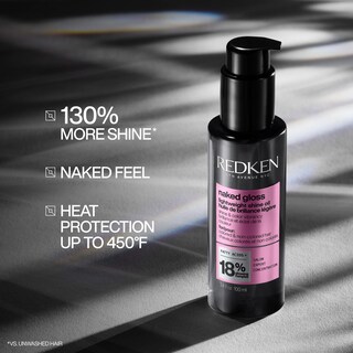 Foto 4 | Shine Oil Redken Naked Gloss Heat Protect Control Encrespamiento 50 Ml - Venta Internacional.