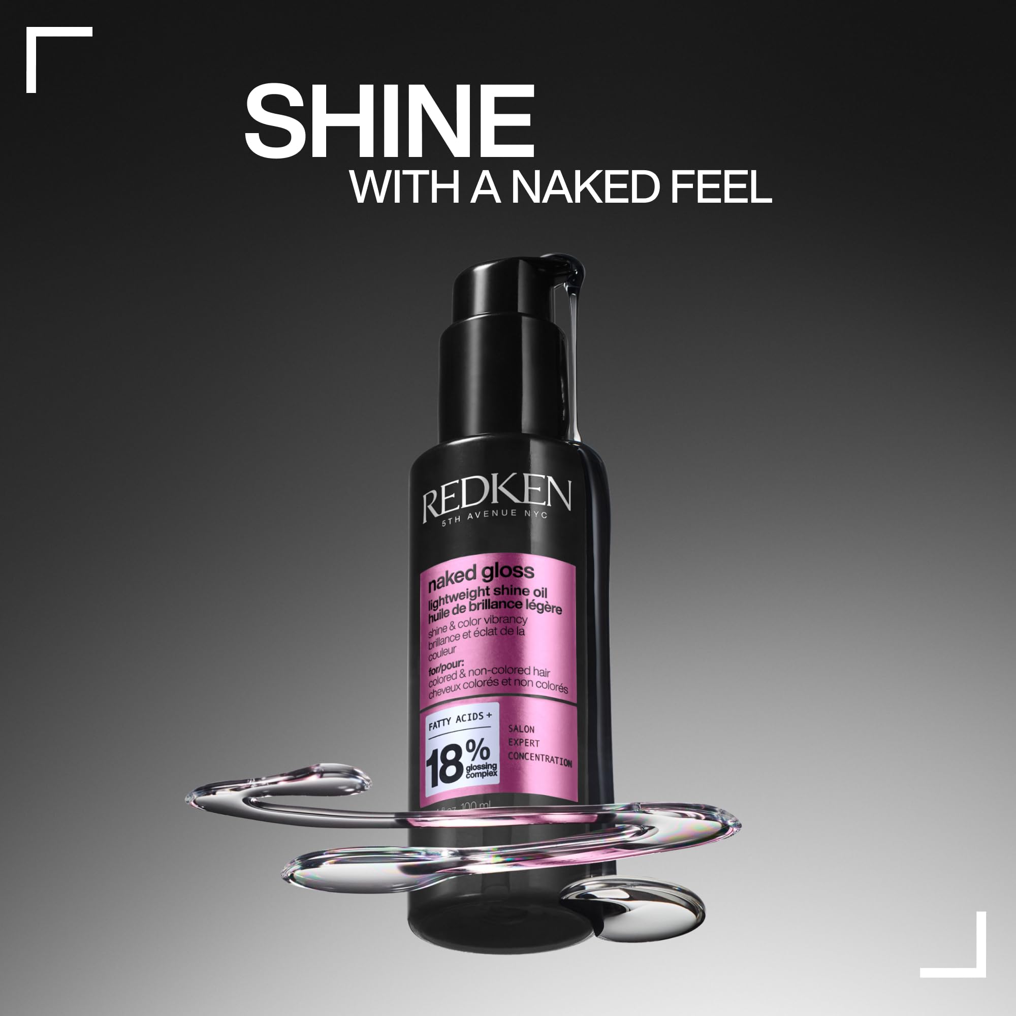 Foto 6 | Shine Oil Redken Naked Gloss Heat Protect Control Encrespamiento 50 Ml - Venta Internacional.