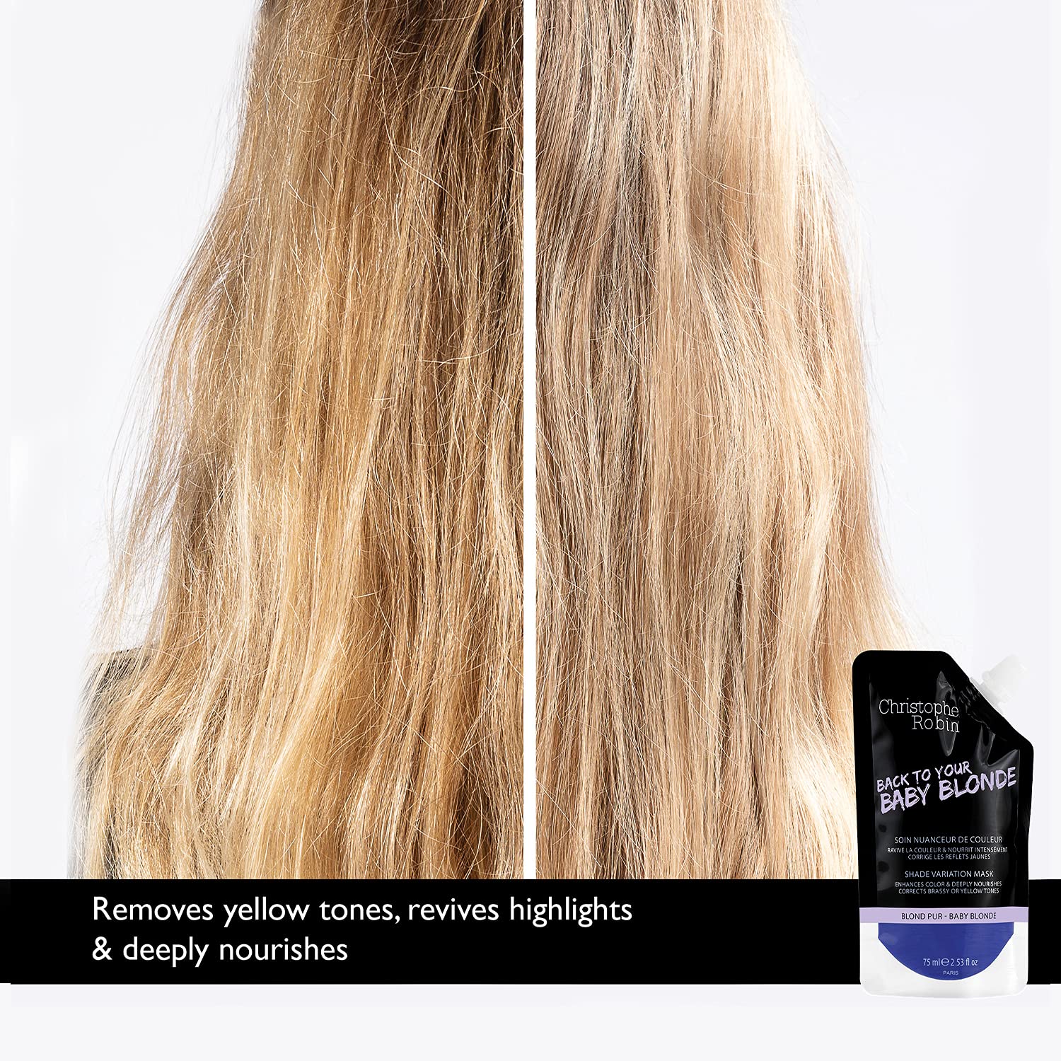 Foto 4 | Tratamiento Capilar Christophe Robin Shade Variation Mask Baby Blonde - Venta Internacional.