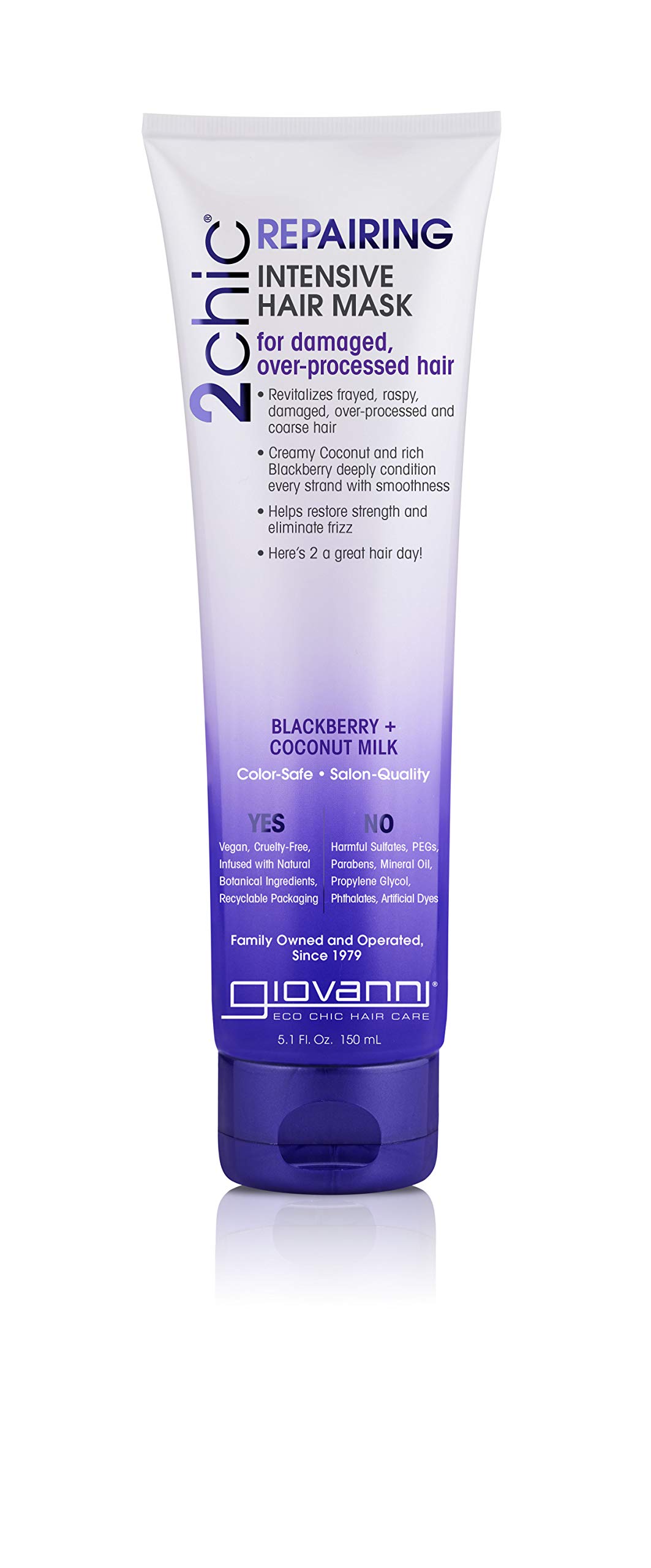 Foto 1 | Mascarilla Capilar Giovanni 2chic Ultrareparadora Blackberry & Coconut - Venta Internacional.