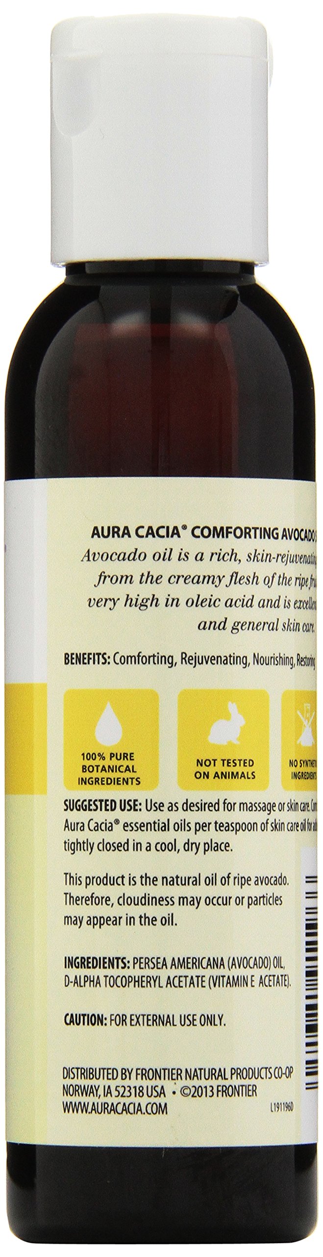 Foto 3 pulgar | Aceite Para El Cuidado De La Piel Aura Cacia Avocado 120ml - Venta Internacional.