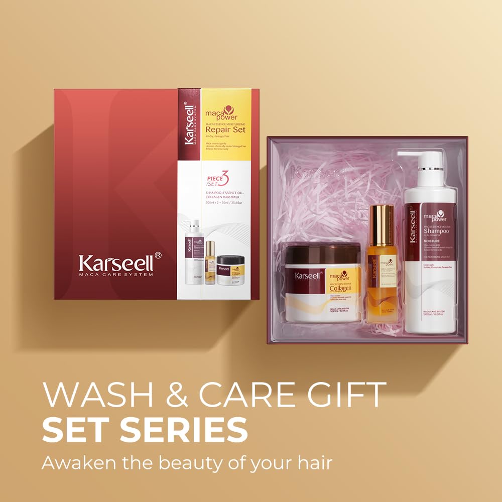 Foto 5 pulgar | Set De Tratamiento Capilar Karseell Collagen Deep Repair Para Cabello Dañado - Venta Internacional.