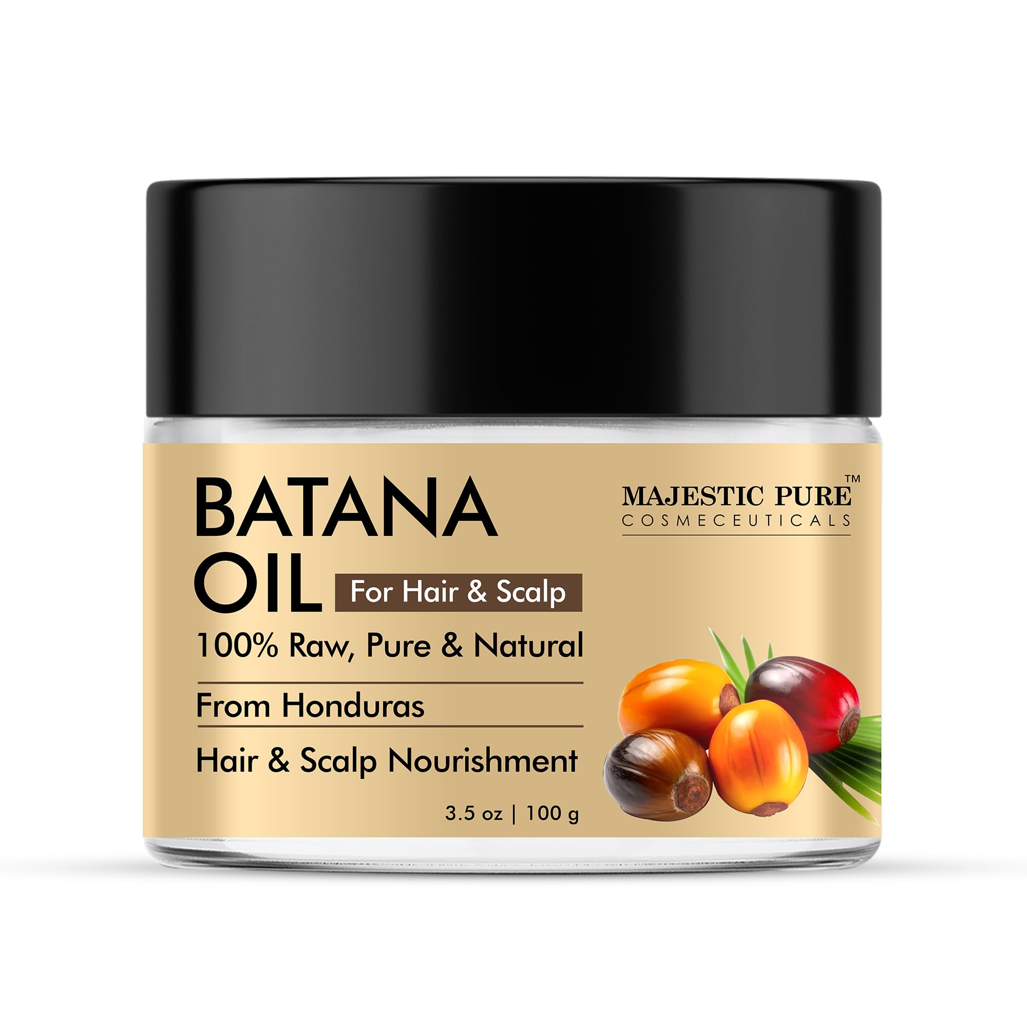 Foto 3 pulgar | Manteca Batana Majestic Pure Para El Crecimiento Del Cabello, 100 Ml - Venta Internacional.