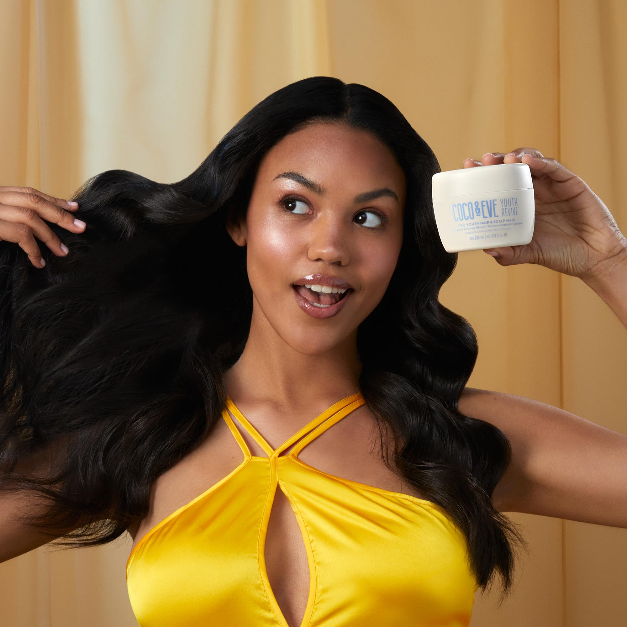 Foto 7 | Mascarilla Para Cabello Y Cuero Cabelludo Coco & Eve Pro Youth Antienvejecimiento Con Miel - Venta Internacional.