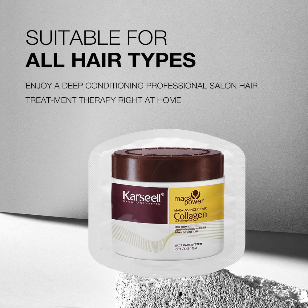 Foto 5 pulgar | Tratamiento Capilar Karseell Collagen Deep Repair, Aceite De Argán, 240 Ml - Venta Internacional.