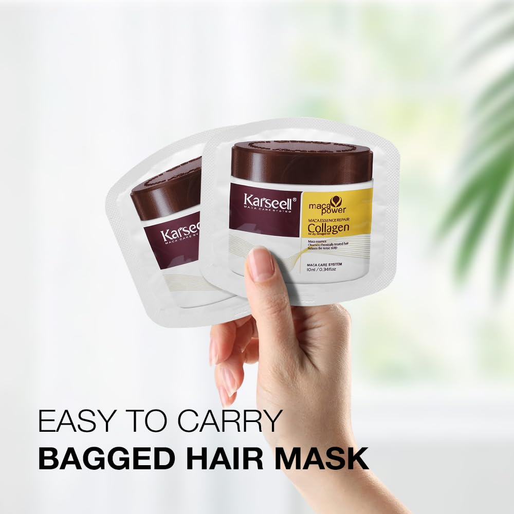 Foto 5 | Tratamiento Capilar Karseell Collagen Deep Repair, Aceite De Argán, 240 Ml - Venta Internacional.