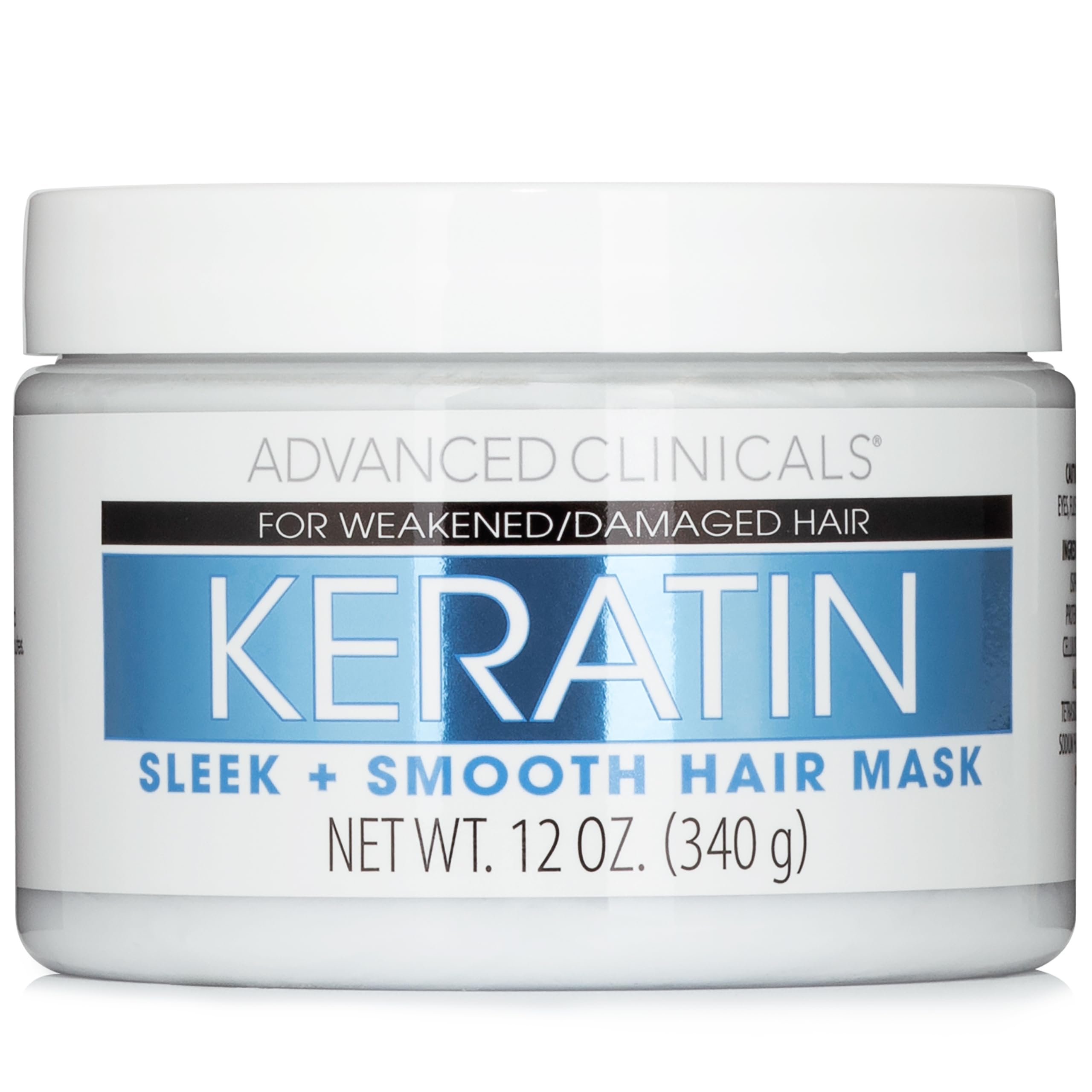 Foto 5 pulgar | Mascarilla Capilar, Tratamiento Advanced Clinicals Keratin, 360 Ml, Paquete De 2 - Venta Internacional.