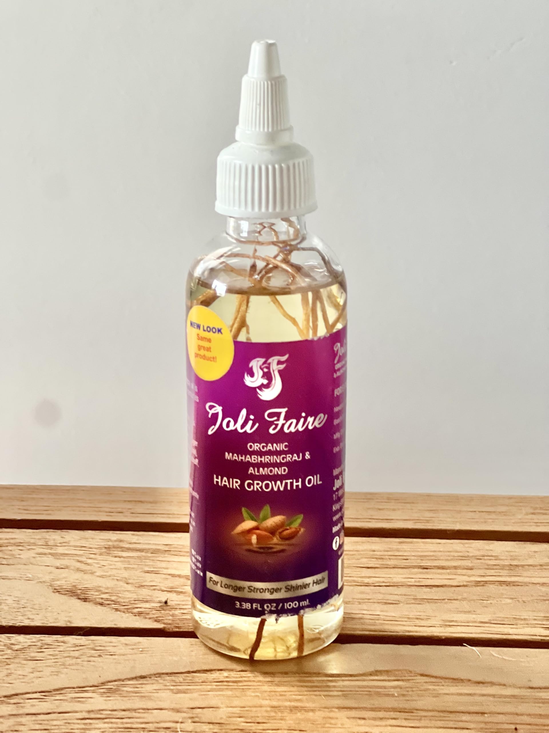 Foto 4 pulgar | Aceite Para El Crecimiento Del Cabello Joli Faire Organic Mahabhringraj Y Almendra 100 Ml - Venta Internacional.