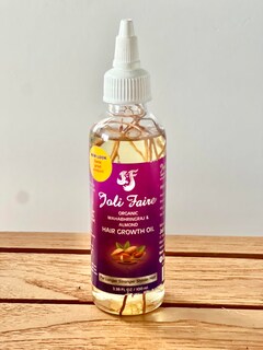 Foto 3 | Aceite Para El Crecimiento Del Cabello Joli Faire Organic Mahabhringraj Y Almendra 100 Ml - Venta Internacional.