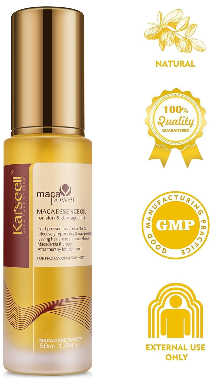 Foto 5 pulgar | Sérum Capilar Con Aceite De Argán Karseell Moroccan Prensado En Frío, 50 Ml - Venta Internacional.
