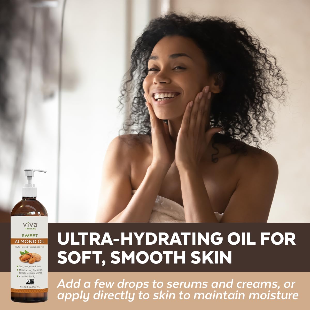 Foto 7 | Aceite de Almendras Viva Naturals 480 Ml - Venta Internacional