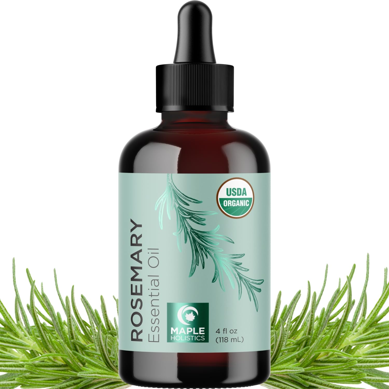 Foto 2 pulgar | Aceite De Romero Orgánico Maple Holistics Para Cabello, Piel Y Uñas - Venta Internacional.