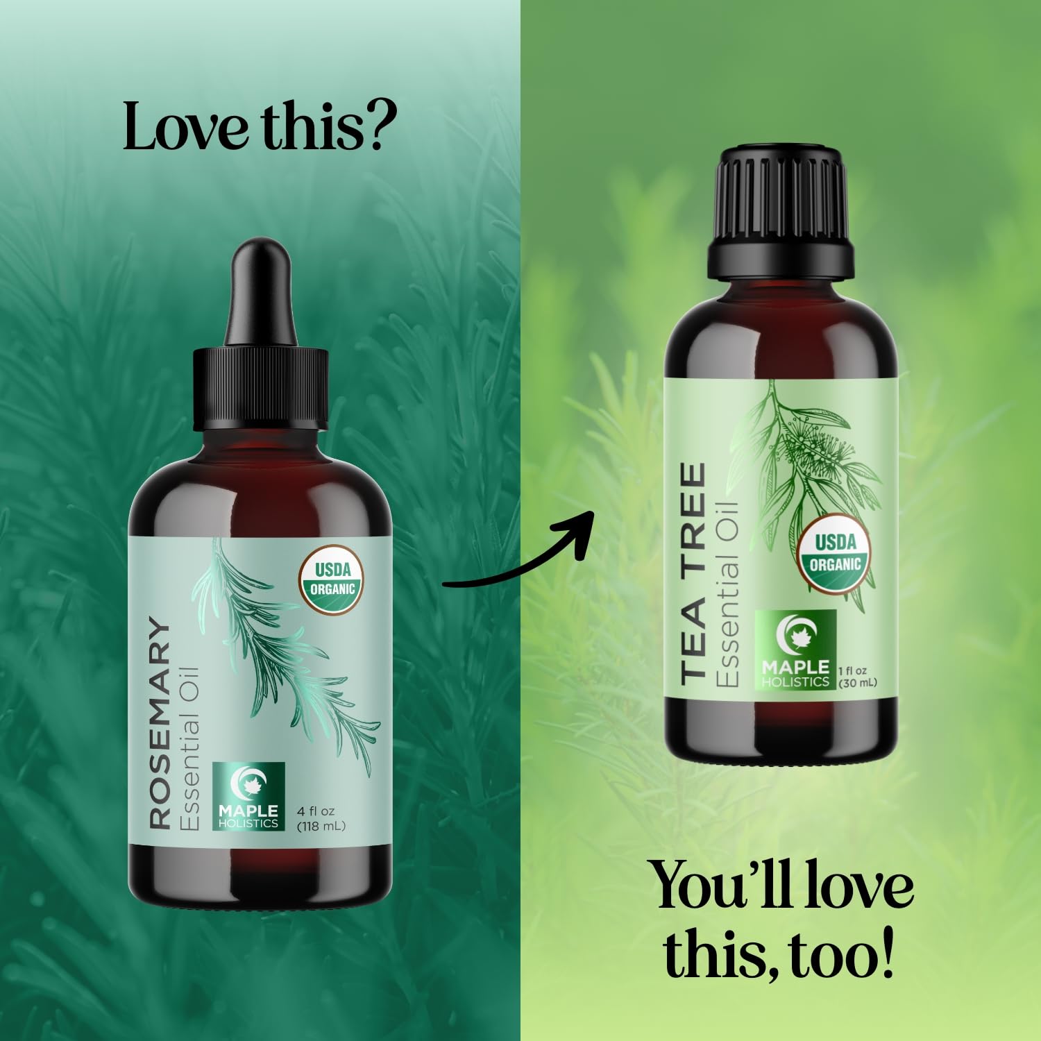 Foto 7 pulgar | Aceite De Romero Orgánico Maple Holistics Para Cabello, Piel Y Uñas - Venta Internacional.