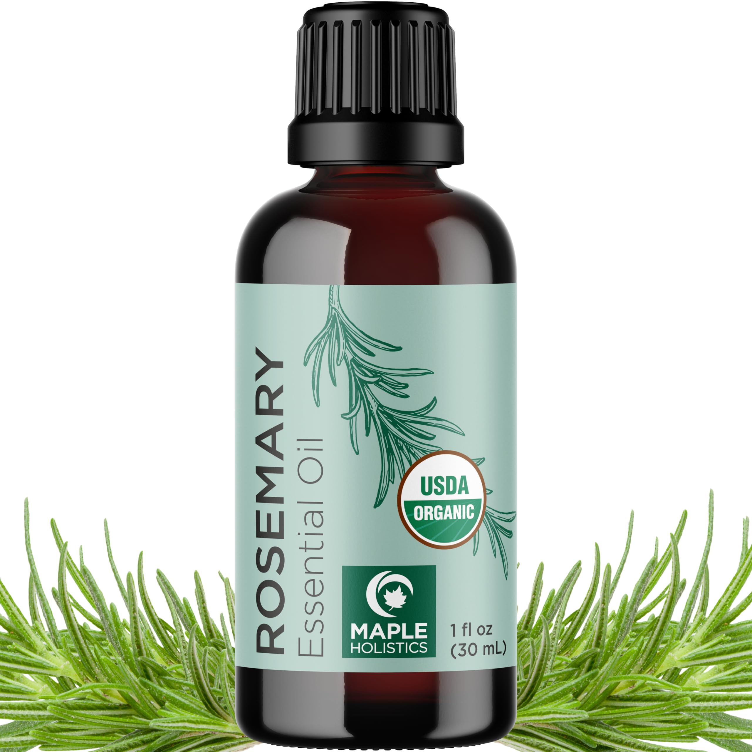 Foto 2 pulgar | Aceite De Romero Orgánico Maple Holistics Para Cabello, Piel Y Uñas - Venta Internacional.