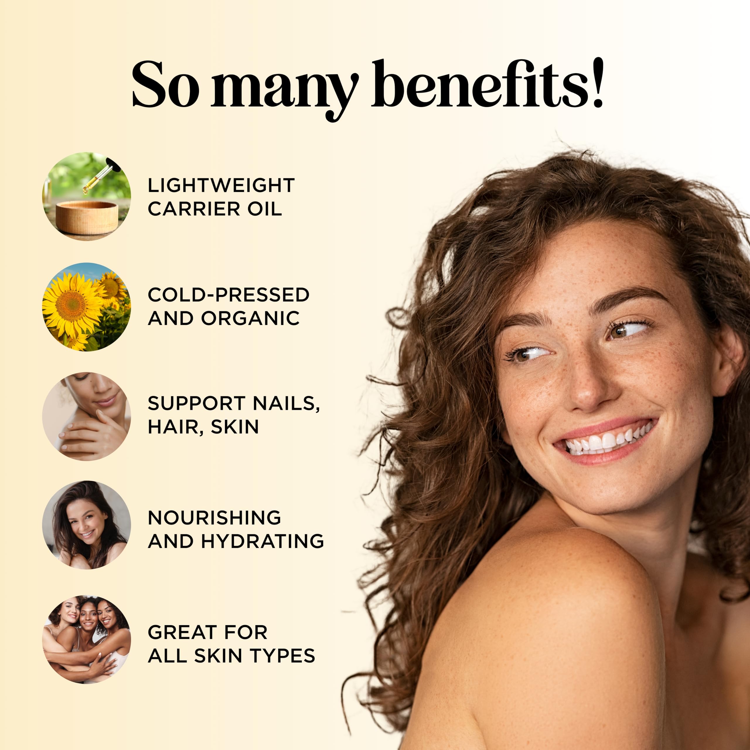 Foto 4 pulgar | Aceite De Girasol Orgánico Maple Holistics Para Piel, Cabello Y Uñas - Venta Internacional.