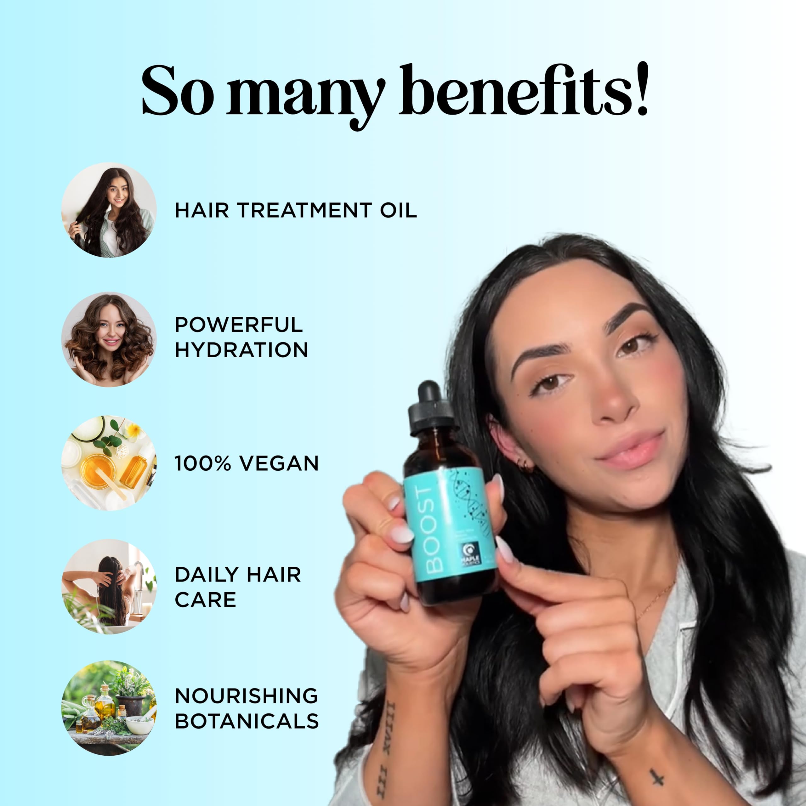 Foto 4 pulgar | Aceite Capilar Maple Holistics Para Cabello Dañado, 120 Ml - Venta Internacional.