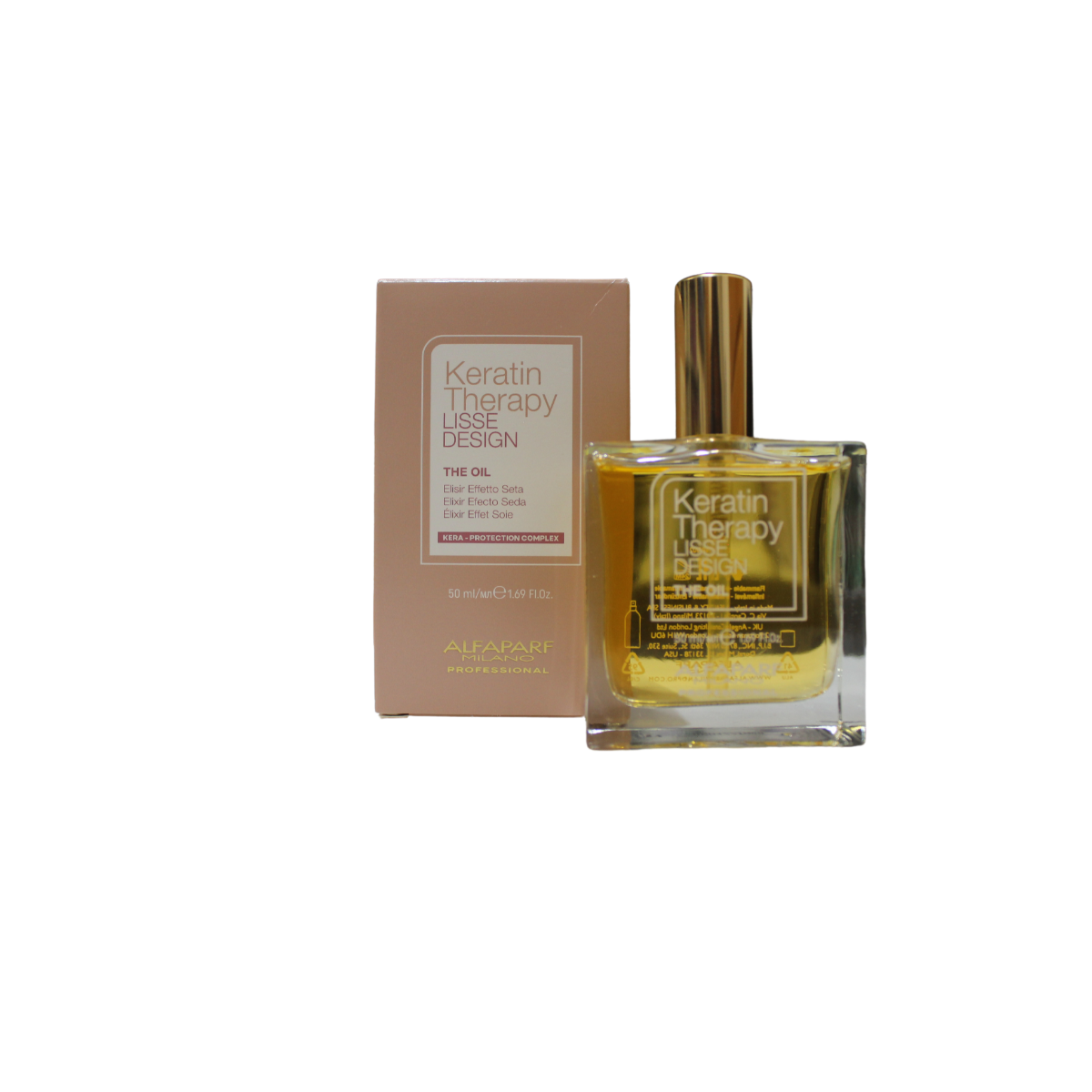 Elixir Efecto Seda Post Alisado Alfaparf Cabello Liso, Disciplinado Y Definido 50ml