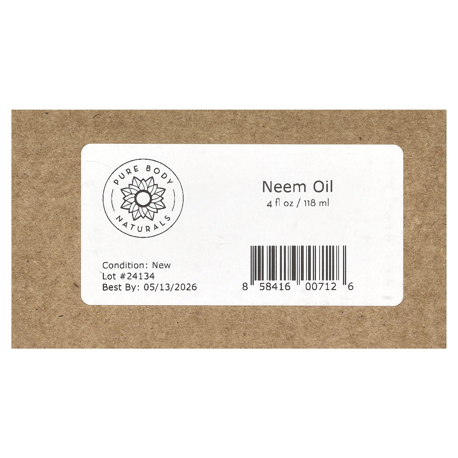 Foto 4 pulgar | Aceite De Neem Pure Body Naturals 118 Ml - Venta Internacional.