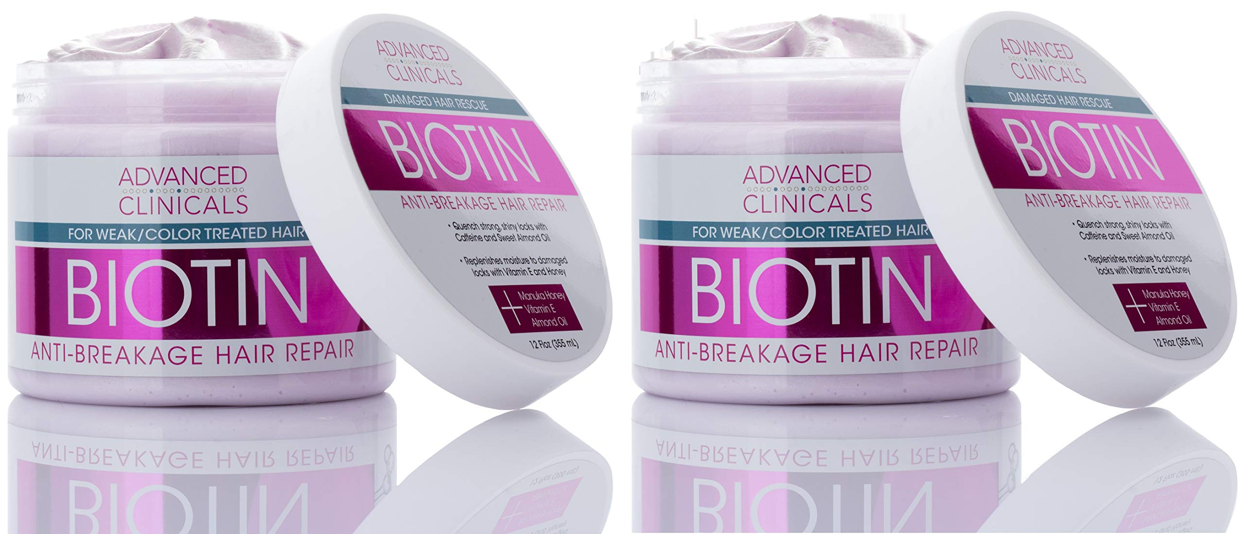 Foto 2 pulgar | Mascarilla Antirotura Con Biotina De Advanced Clinicals Para Tratamiento Capilar - Venta Internacional.