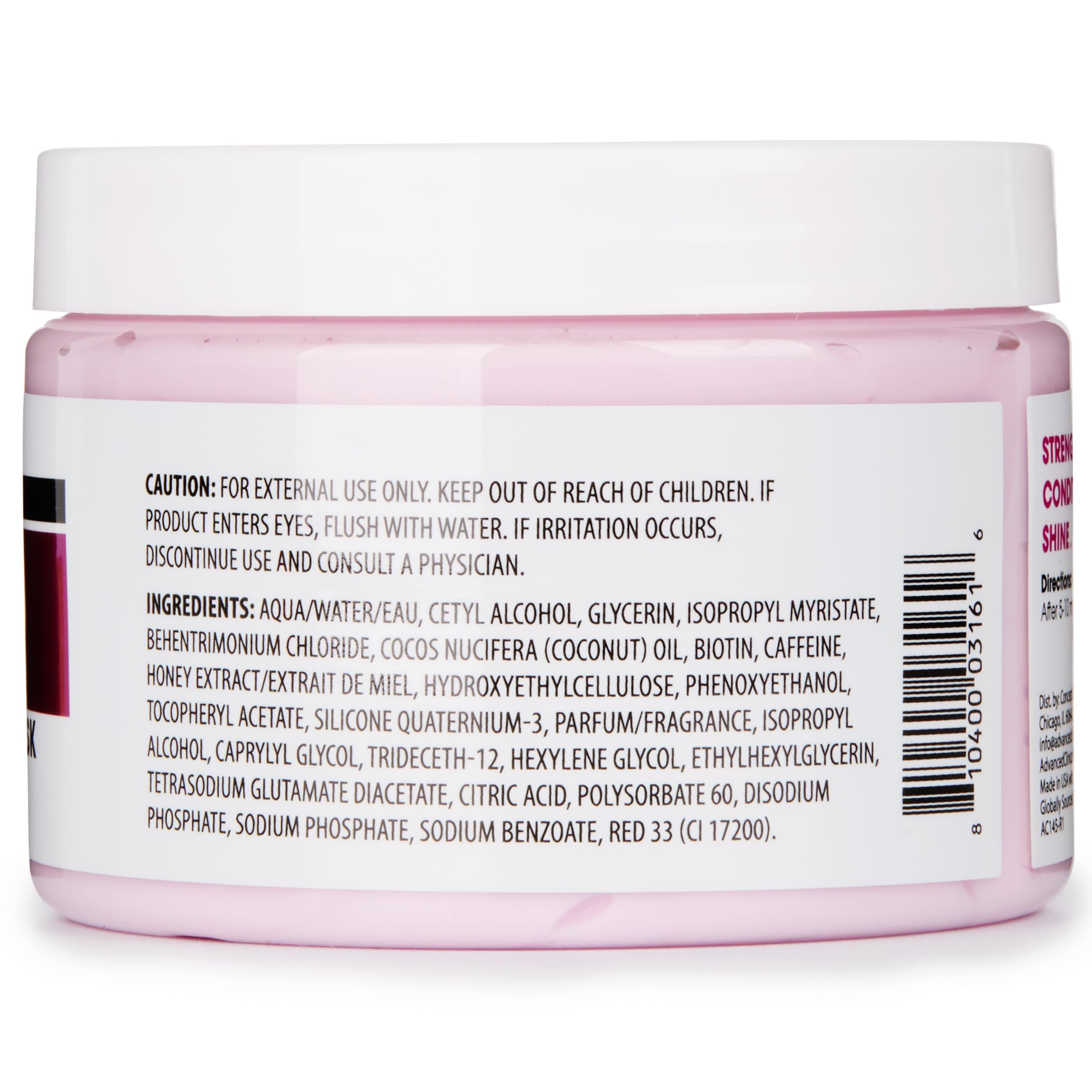 Foto 7 pulgar | Mascarilla Antirotura Con Biotina De Advanced Clinicals Para Tratamiento Capilar - Venta Internacional.