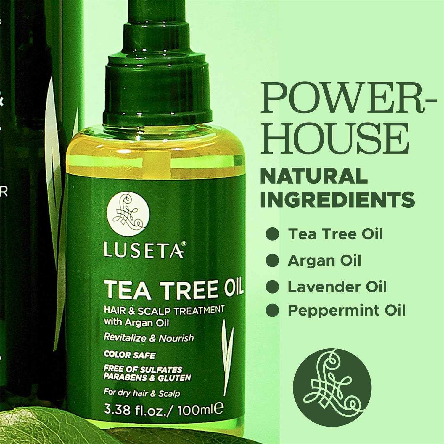 Foto 5 pulgar | Sérum Capilar Luseta, Aceite De Árbol De Té Revitalizante, 100 Ml, No Destiñe - Venta Internacional.