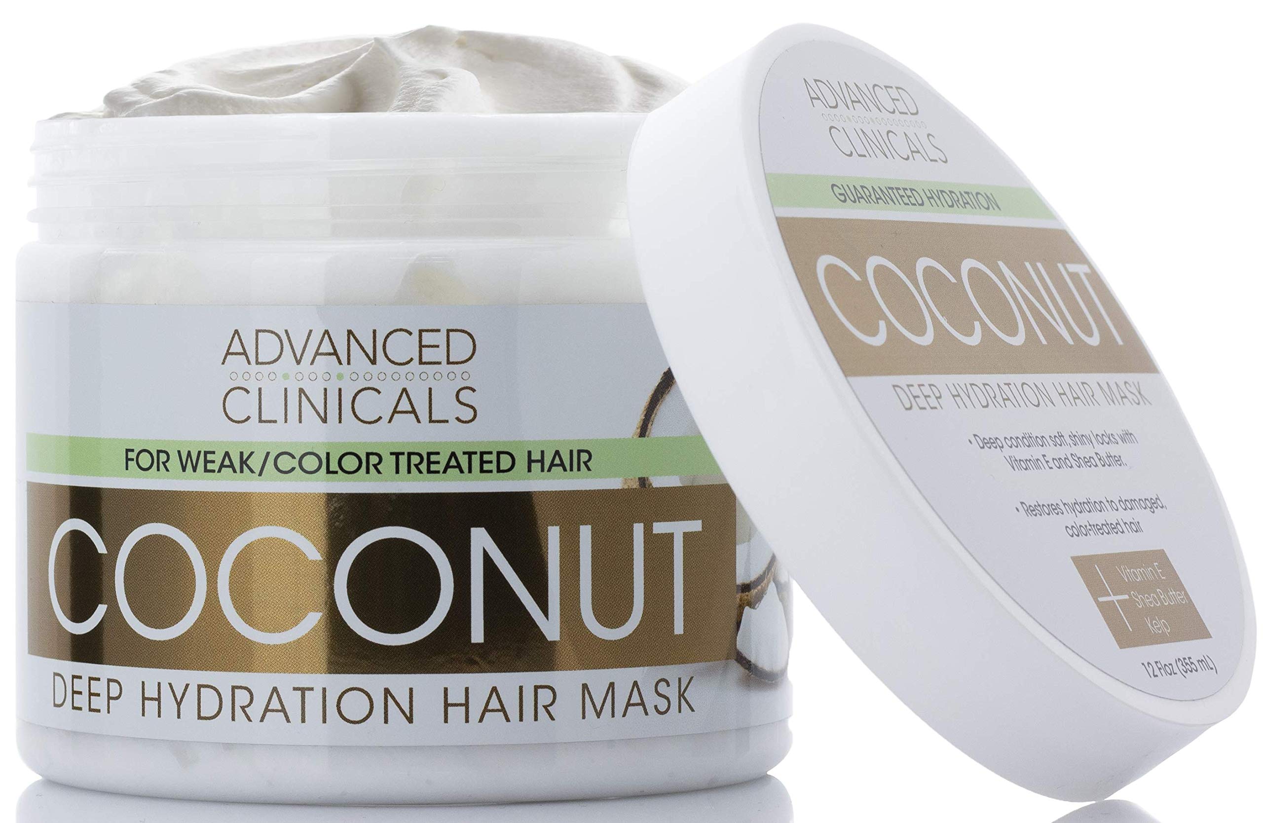 Foto 1 | Tratamiento De Mascarilla Capilar Advanced Clinicals Con Aceite De Coco, 350 Ml - Venta Internacional.
