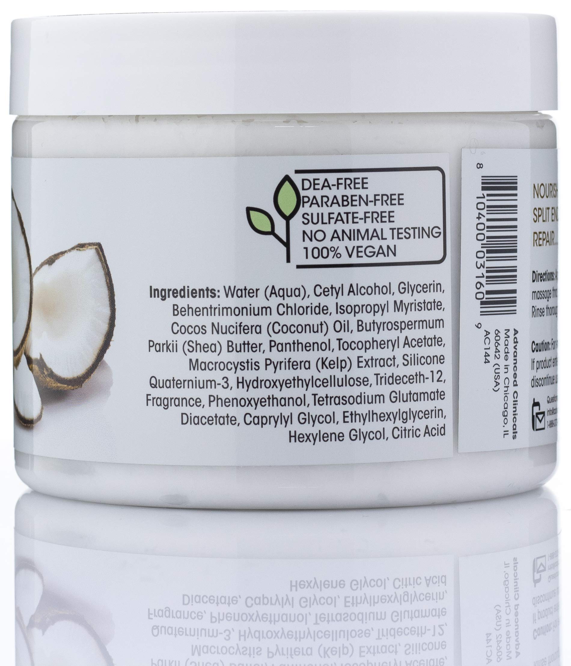 Foto 5 pulgar | Tratamiento De Mascarilla Capilar Advanced Clinicals Con Aceite De Coco, 350 Ml - Venta Internacional.