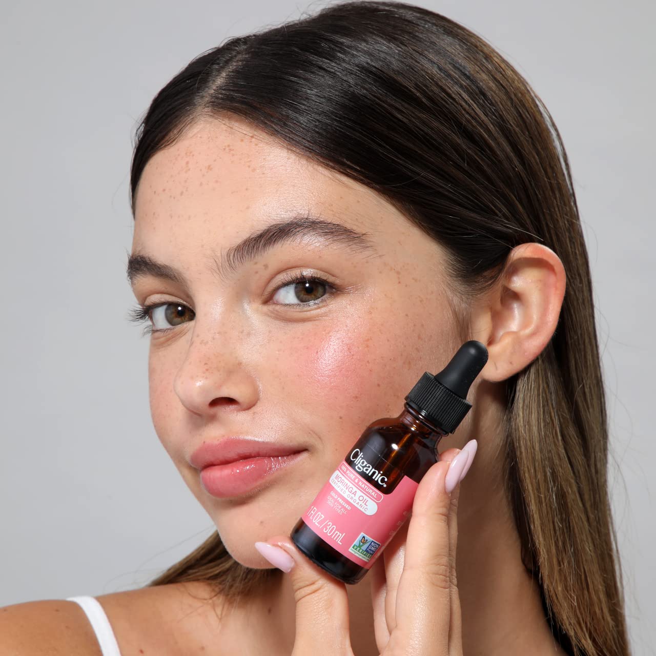 Foto 5 pulgar | Aceite De Moringa Orgánico Cliganic, 60 Ml, 100% Puro Para Rostro Y Cabello - Venta Internacional.