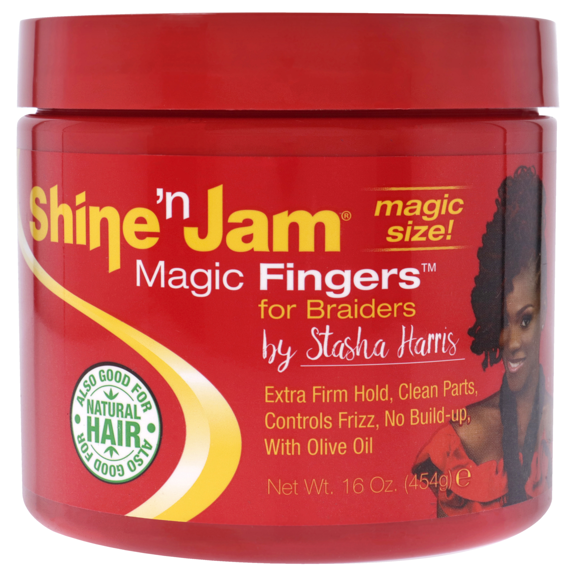 Foto 2 pulgar | Gel Para El Cabello Ampro Shine-n-jam Magic Fingers 473 Ml Con Aceite De Oliva - Venta Internacional.