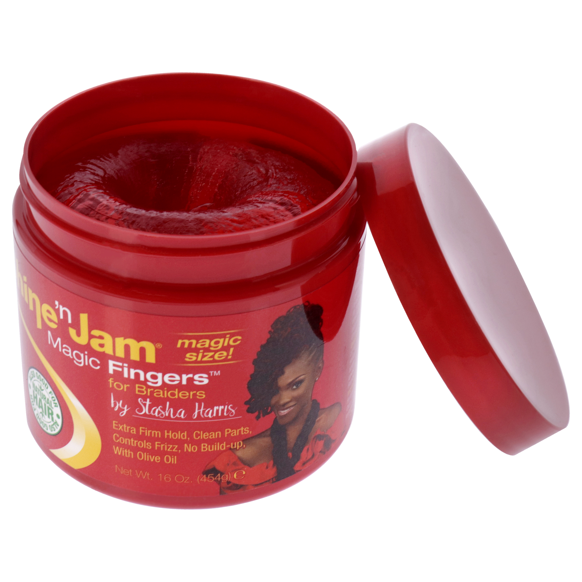 Foto 3 pulgar | Gel Para El Cabello Ampro Shine-n-jam Magic Fingers 473 Ml Con Aceite De Oliva - Venta Internacional.