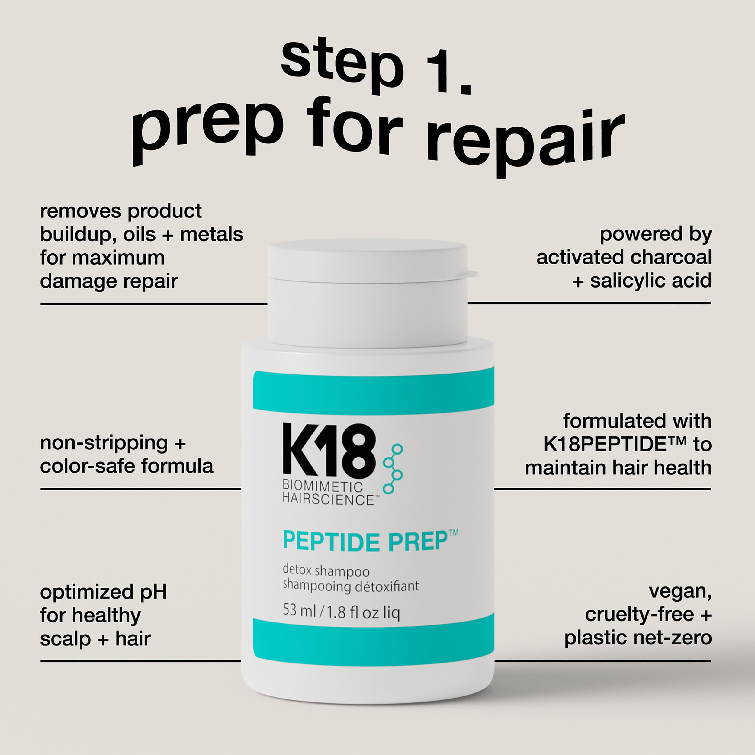 Foto 3 pulgar | Kit De Reparación Capilar K18 Damage Repair Con Minimascarilla Capilar, Aceite Y Champú - Venta Internacional.