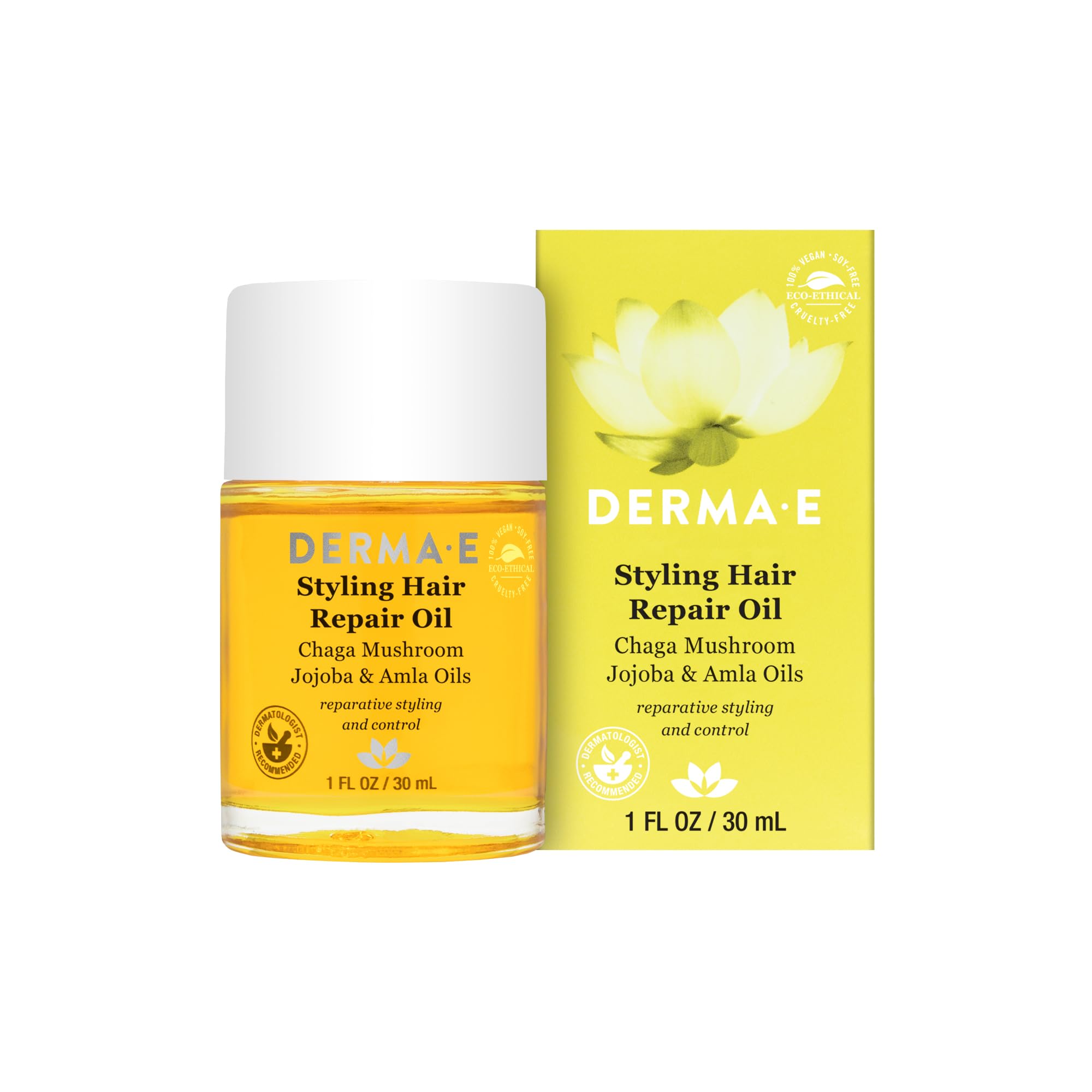 Aceite Reparador Del Cabello Derma-e Styling 30 Ml Unisex - Venta Internacional.