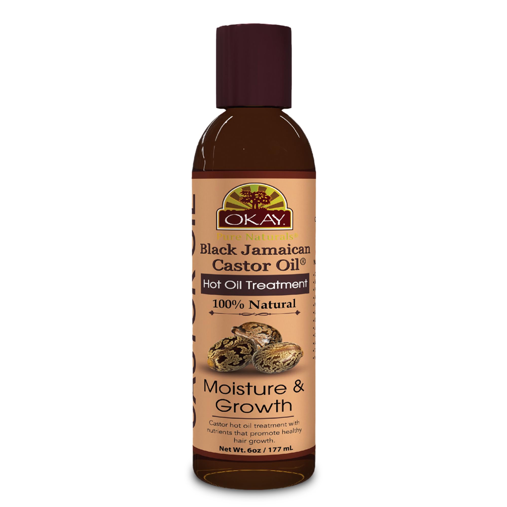 Foto 1 | Aceite De Tratamiento Capilar Okay Black Jamaican Castor 180 Ml - Venta Internacional.