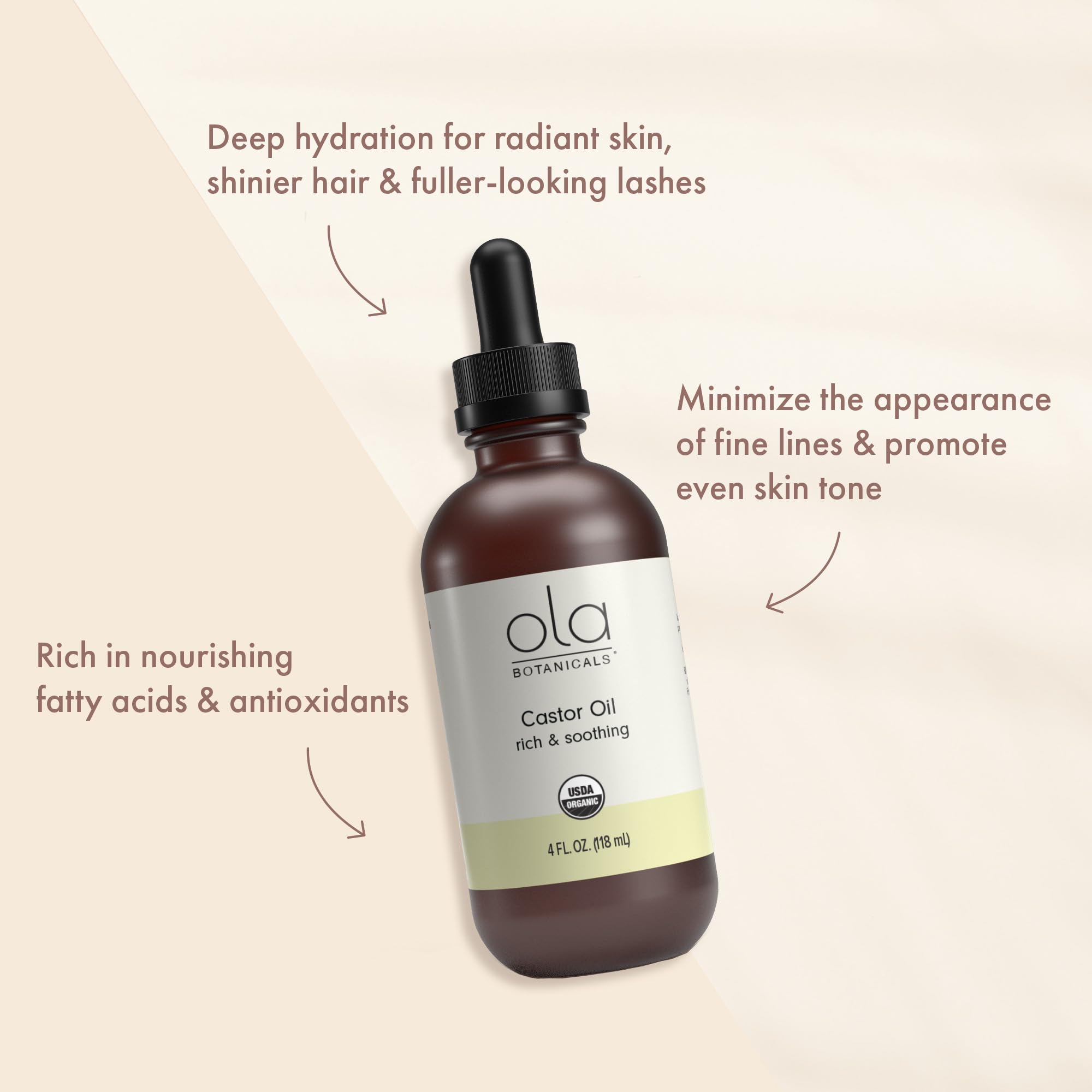 Foto 4 pulgar | Aceite De Ricino Dr. Mercola Ola Botanicals Orgánico 120 Ml - Venta Internacional.
