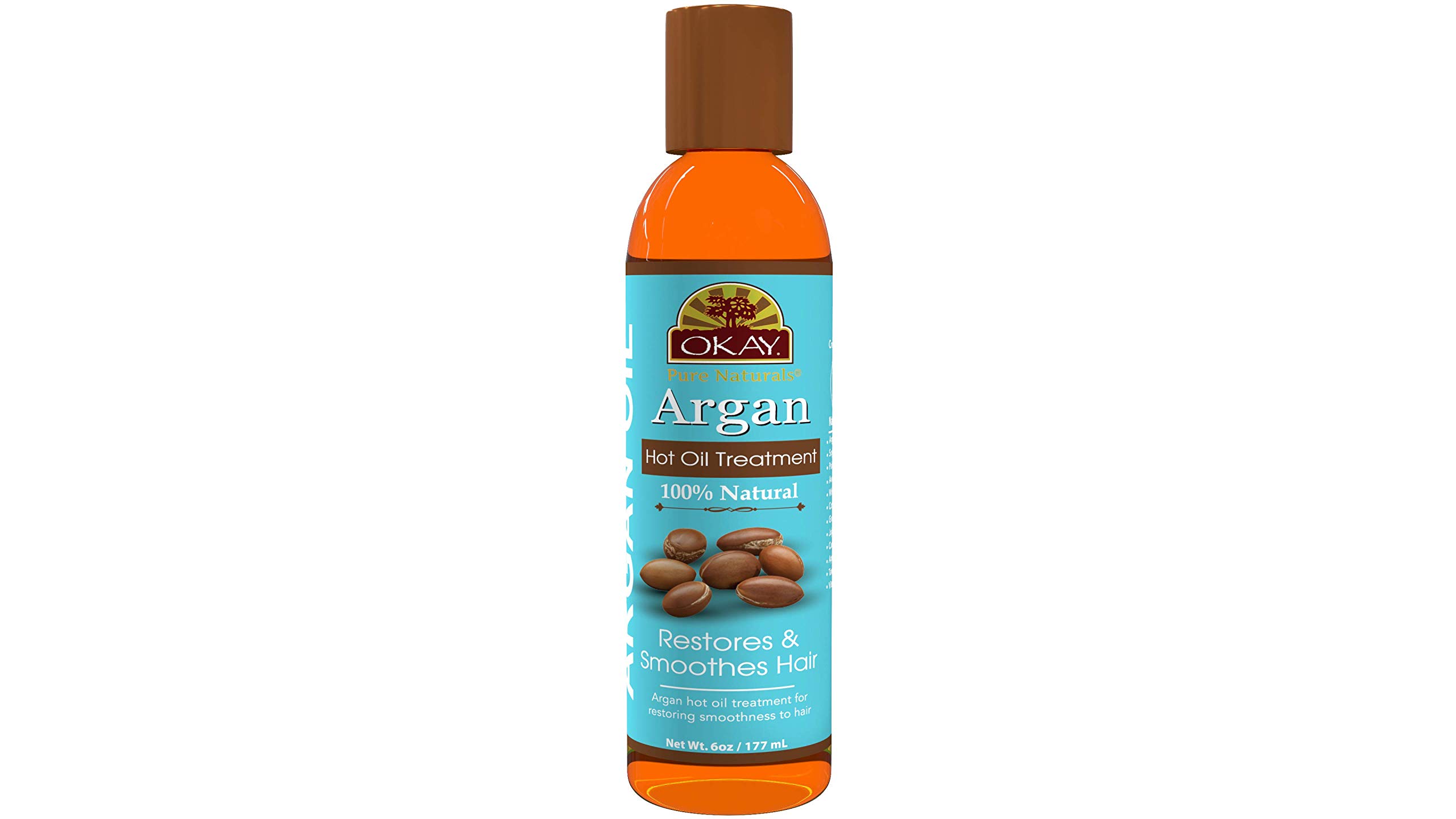 Aceite De Tratamiento Capilar Okay Argan Hot Oil 180 Ml Para Cabello Seco - Venta Internacional.