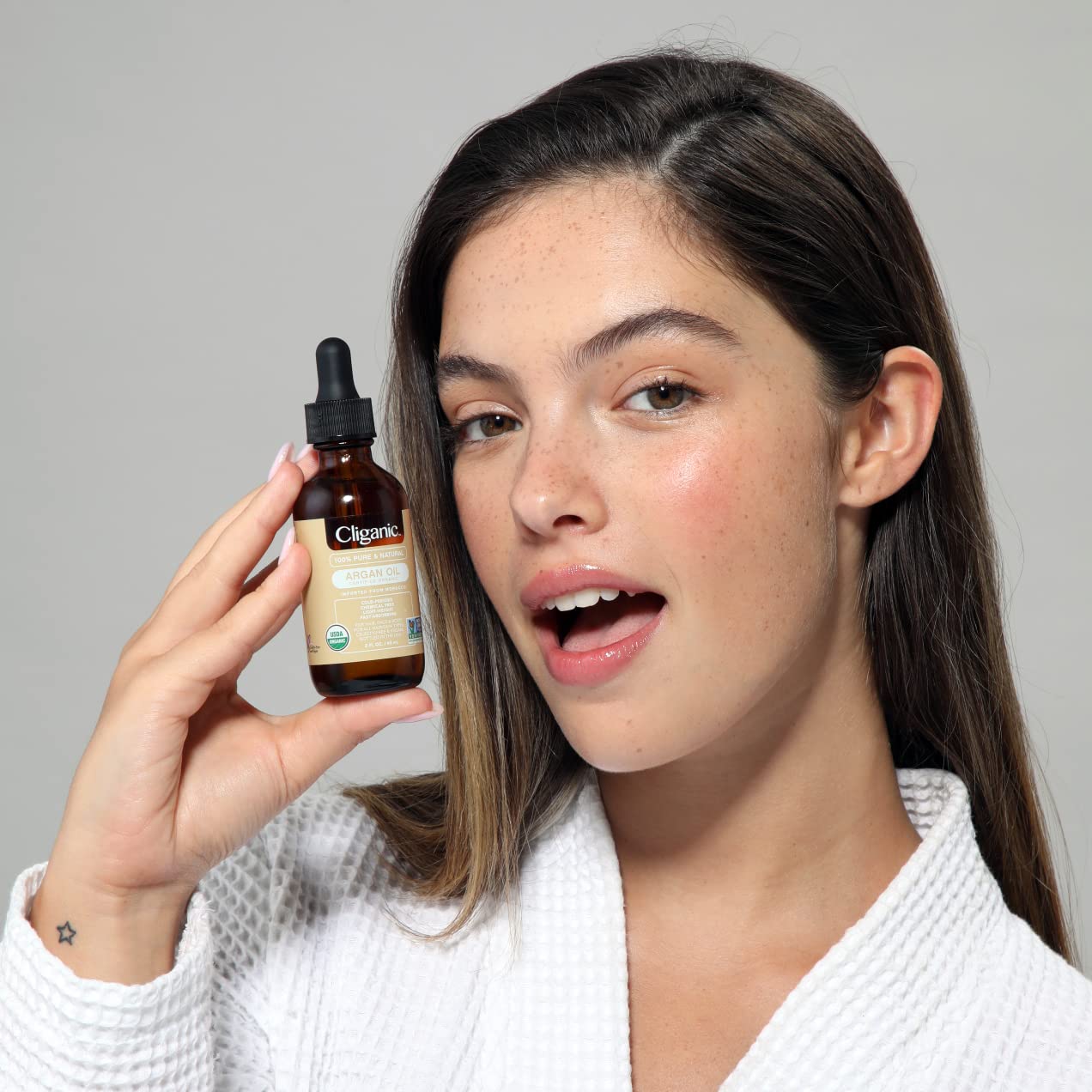 Foto 4 pulgar | Aceite De Argán Cliganic 100% Puro Orgánico Del Usda Para Cabello Y Piel - Venta Internacional.