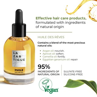 Foto 4 | Aceite Seco Nutritivo Para Cabello Lazartigue Huile Des Rêves 50 Ml - Venta Internacional.