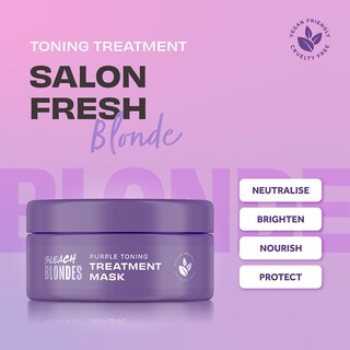 Foto 2 | Mascarilla Capilar Lee Stafford Purple Tonificante Blonde 200 Ml - Venta Internacional.