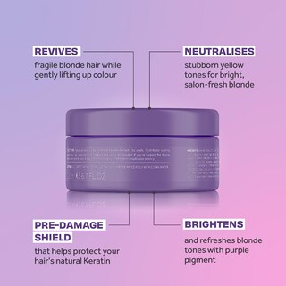 Foto 3 | Mascarilla Capilar Lee Stafford Purple Tonificante Blonde 200 Ml - Venta Internacional.