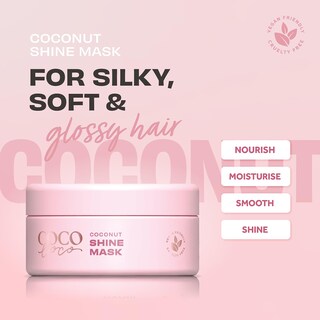 Foto 2 | Mascarilla Capilar Lee Stafford Coco Loco Shine 200 Ml Con Aceite De Coco - Venta Internacional.