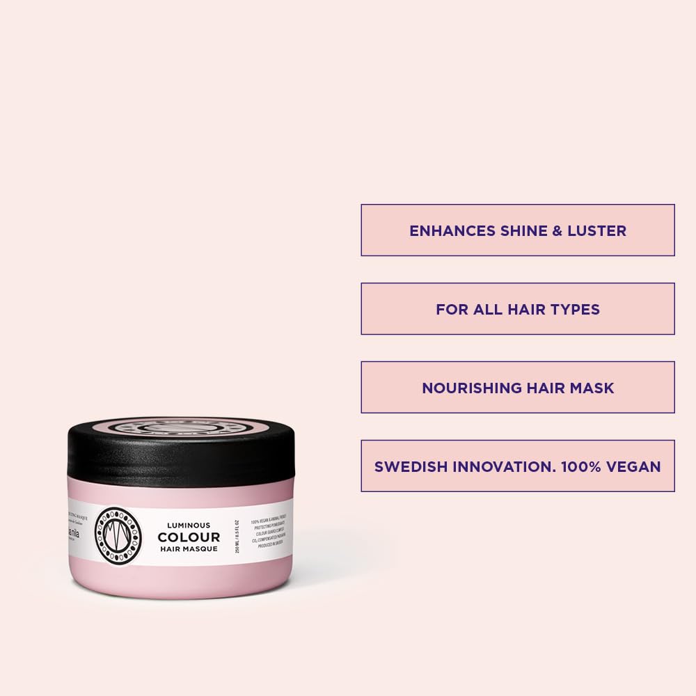 Foto 2 | La Máscara De Color Maria Nila Luminous 250 Ml Reduce La Pérdida De Color - Venta Internacional.
