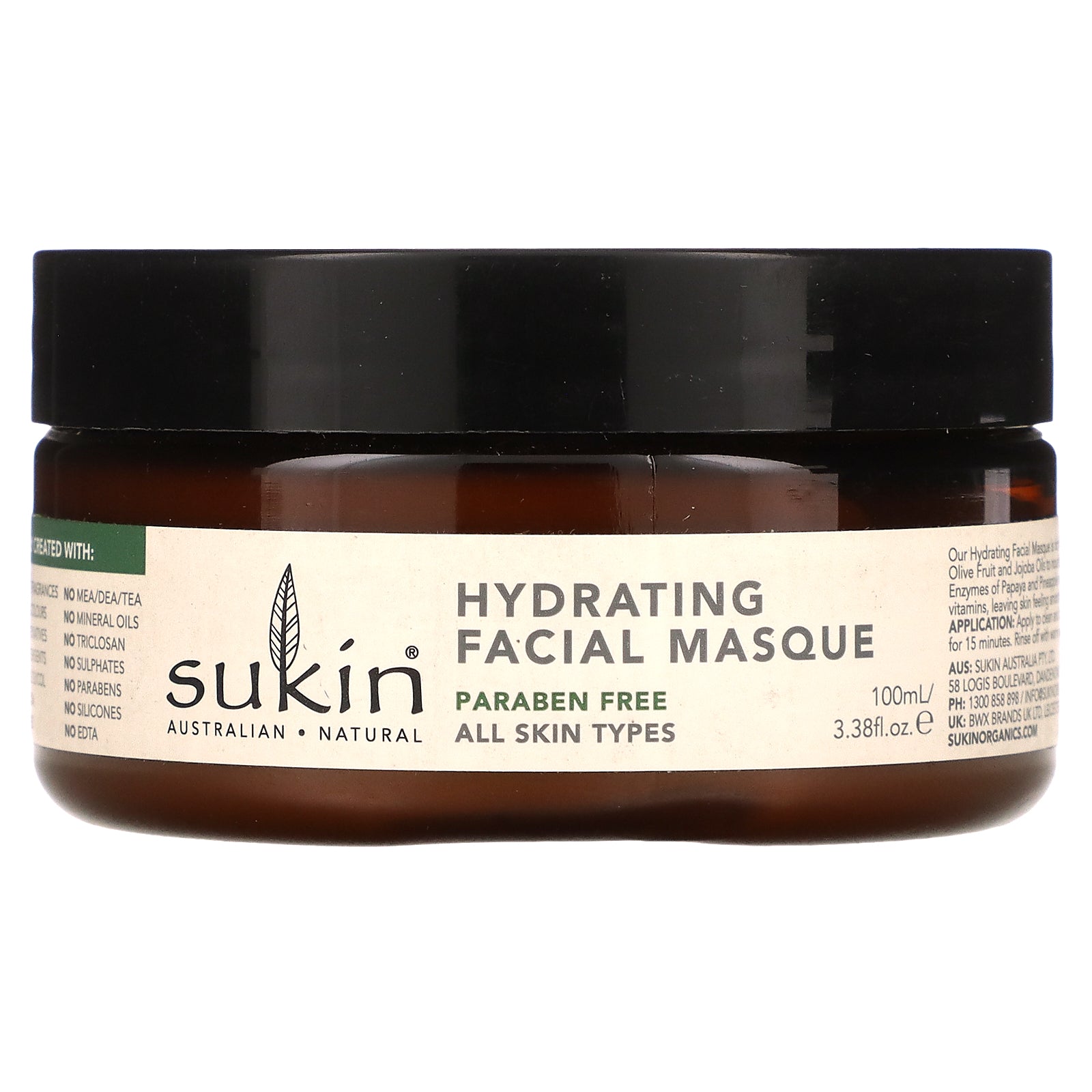 Foto 3 pulgar | Mascarilla Facial Sukin Hidratante Para Todo Tipo De Piel  100 Ml - Venta Internacional.