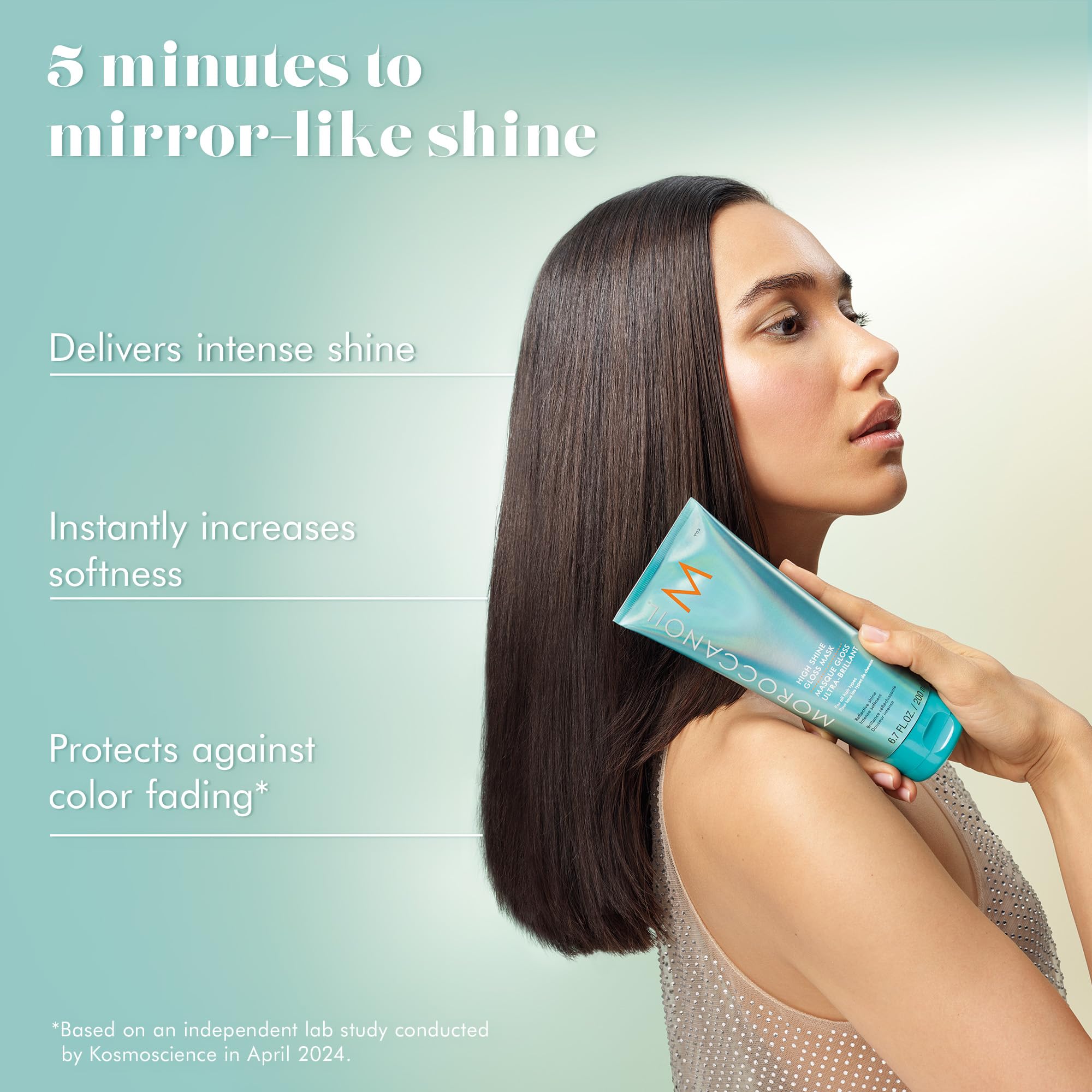 Foto 6 pulgar | Mascarilla Capilar Moroccanoil High Shine Gloss 200 Ml Con Arganid Tech - Venta Internacional.