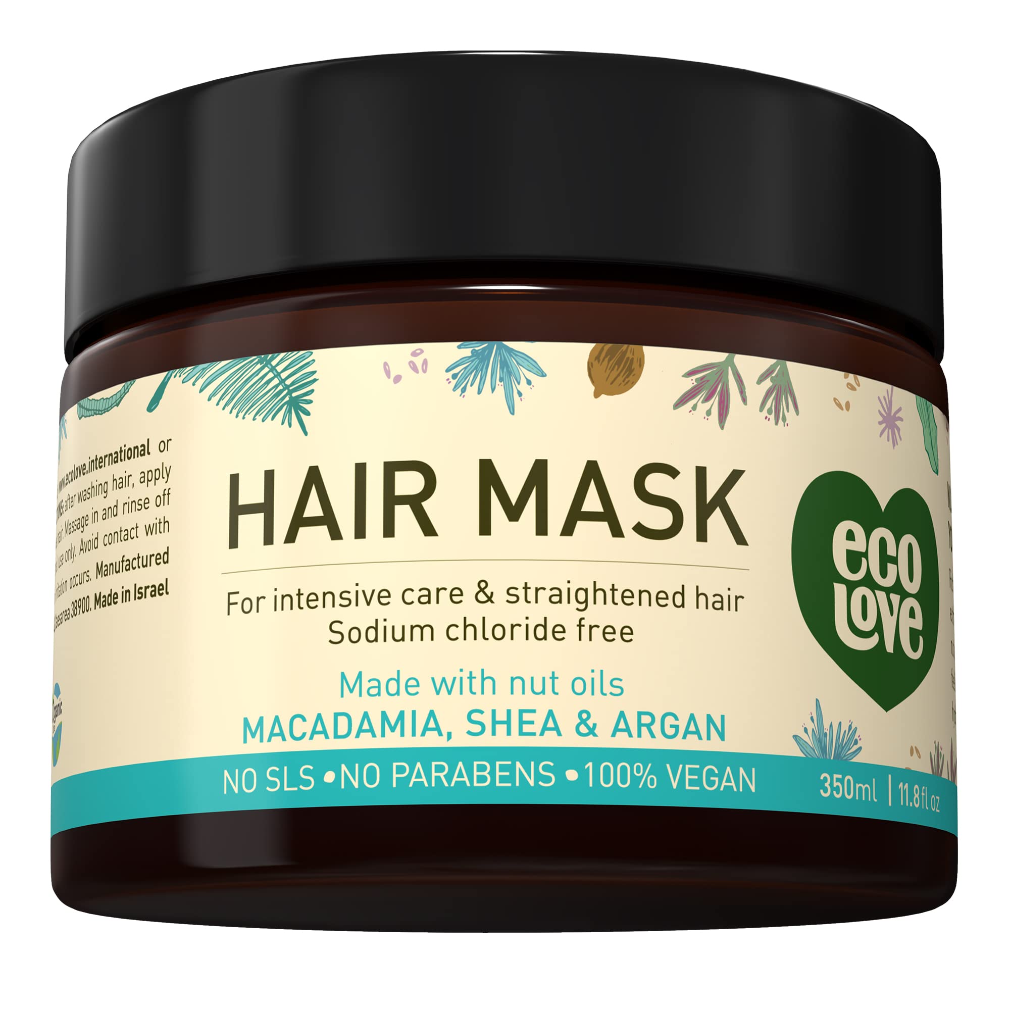 Foto 2 pulgar | Mascarilla Capilar Ecolove Natural Deep Conditioning 350 Ml - Venta Internacional.