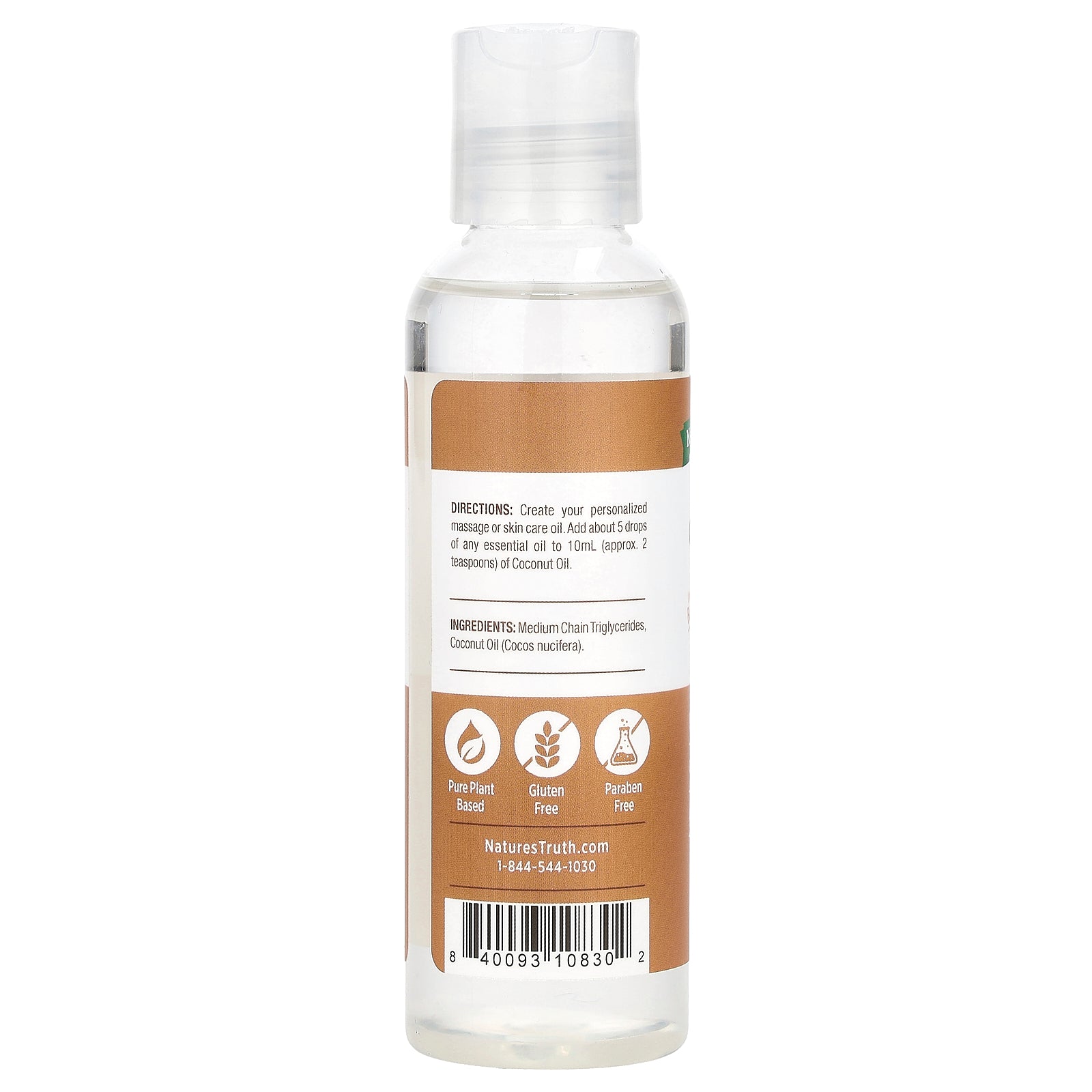 Foto 3 pulgar | Aceite Para El Cuidado De La Piel Nature's Truth Nourishing Coconut 118 Ml - Venta Internacional.