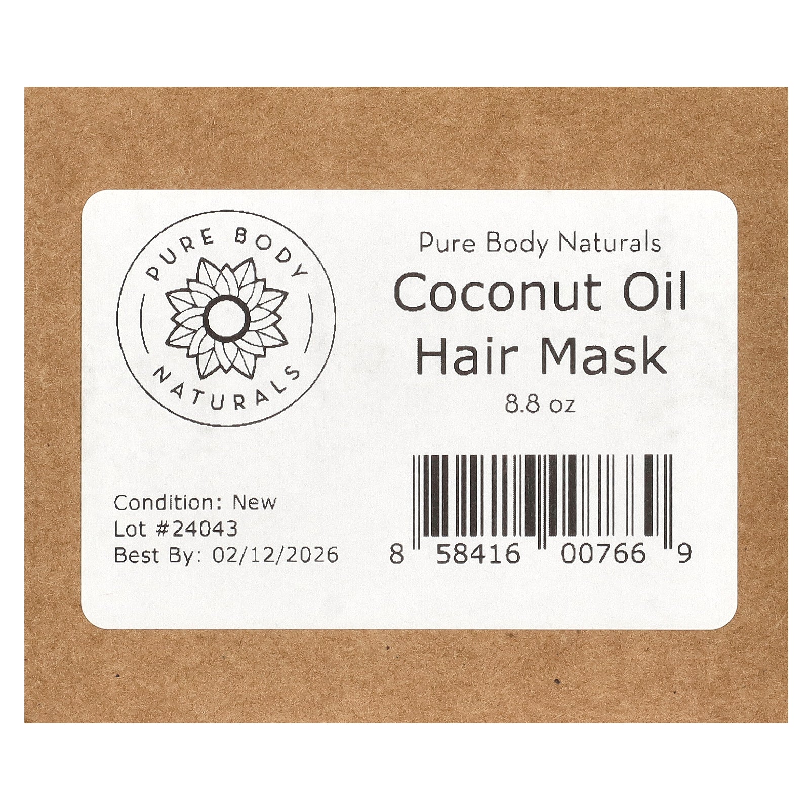 Foto 3 | Mascarilla Capilar Pure Body Naturals Con Aceite De Coco Deep Repair 260 Ml - Venta Internacional.