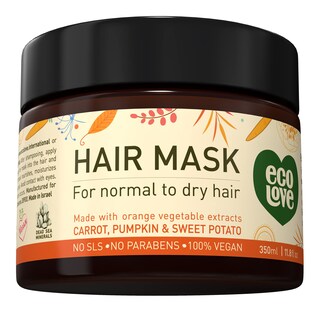 Foto 1 | Mascarilla Capilar Ecolove Deep Conditioning Zanahoria Pumpkin 350 Ml - Venta Internacional.