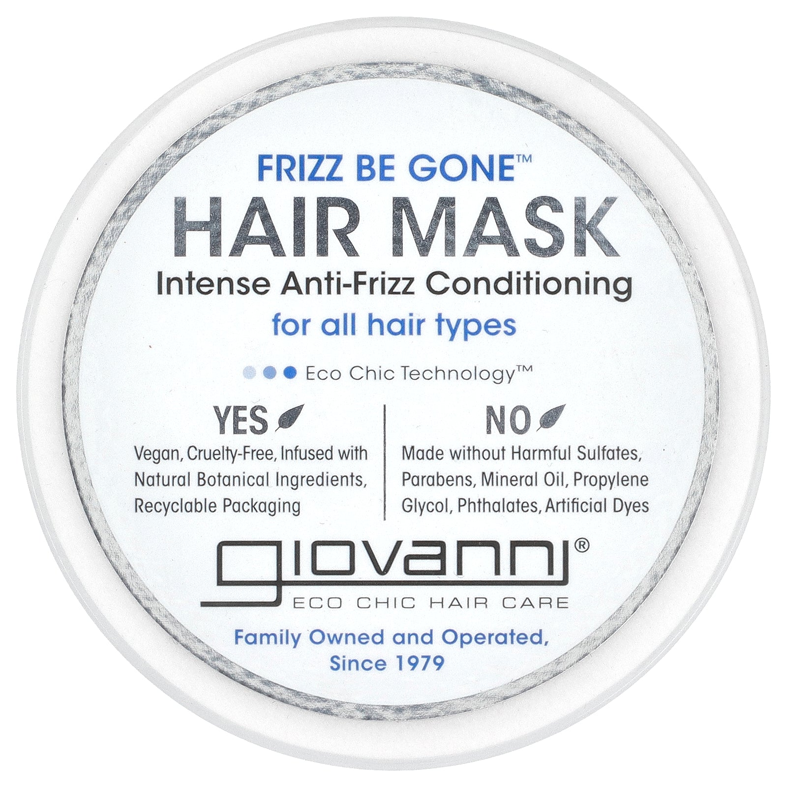 Foto 2 pulgar | Mascarilla Capilar Giovanni Frizz Be Gone Intense Anti-frizz 295ml - Venta Internacional.